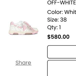 OFF WHITE Out Of Office Sneakers